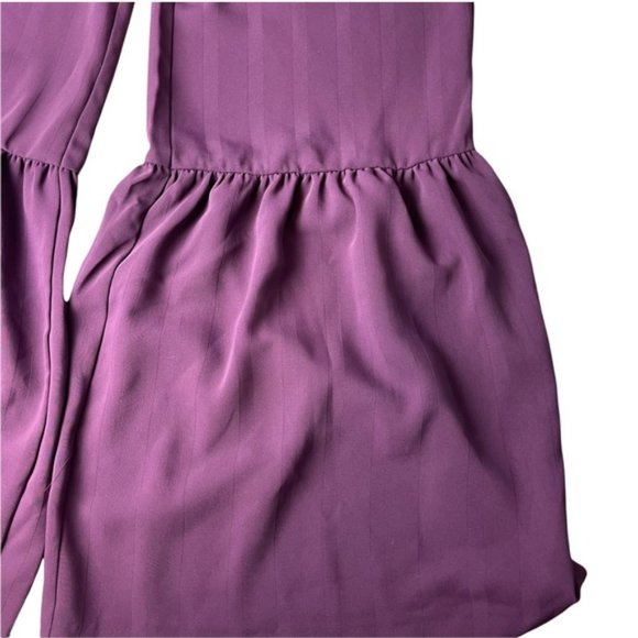 FRENCH CONNECTION Women's Plum Noir Aleida Suiting Bell Bottom Trousers 2 NWT - Picture 4 of 10